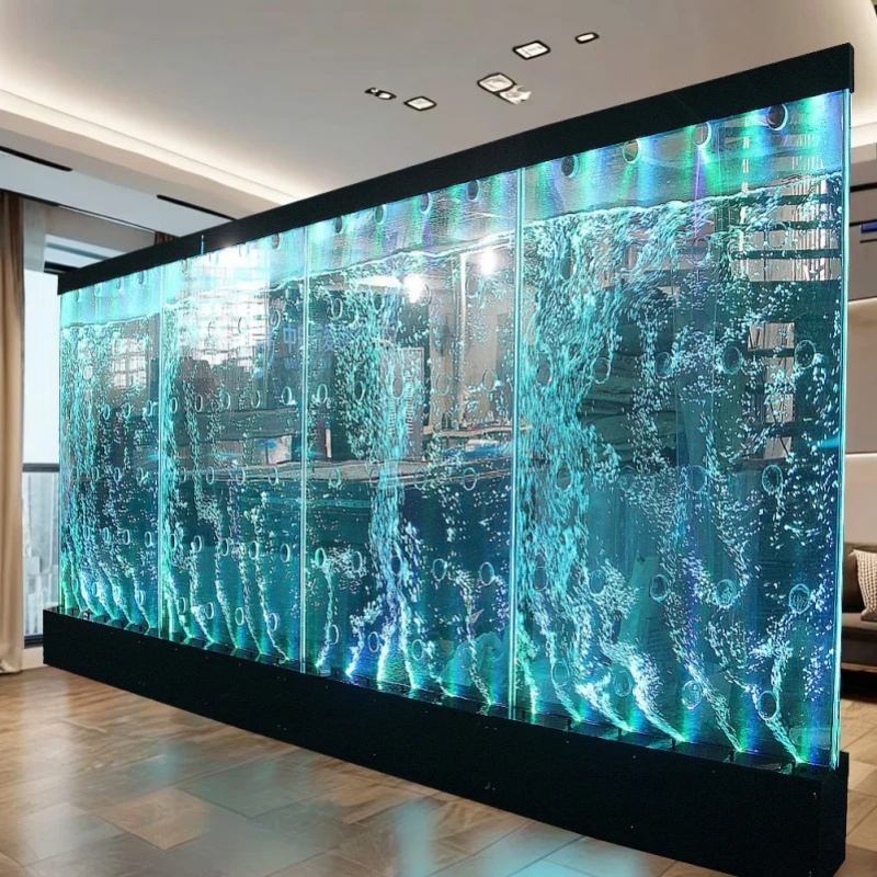 Aquarium Decor - جدار فقاعات أكريليك عصري فاخر وفاصل