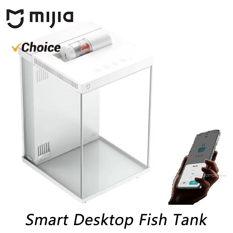 حوض أسماك ذكي من ميجيا سعة 10  - مراجعة Xiaomi Aquarium Fish Tank وسعره