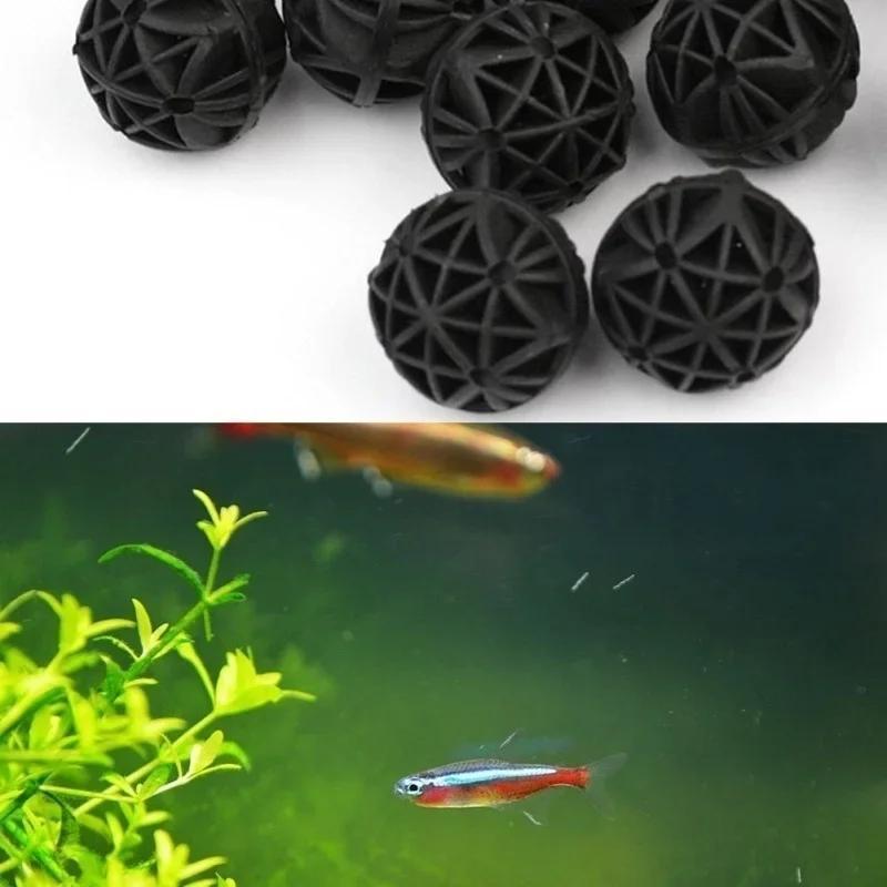 50 قطعة من كرات الفلتر البيولو - مراجعة Fish Aquarium Home وسعره
