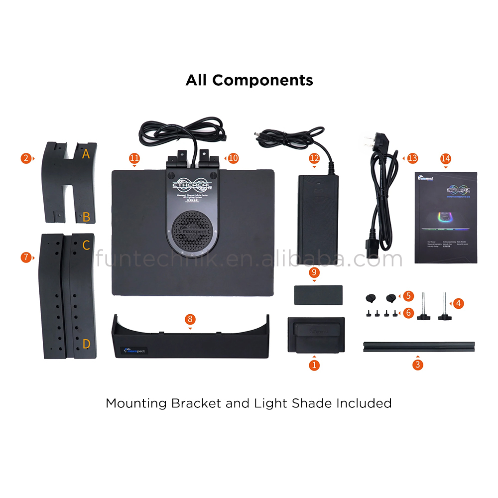 إضاءة حوض السمك LED Maxspect E - مراجعة Aquarium Light وسعره