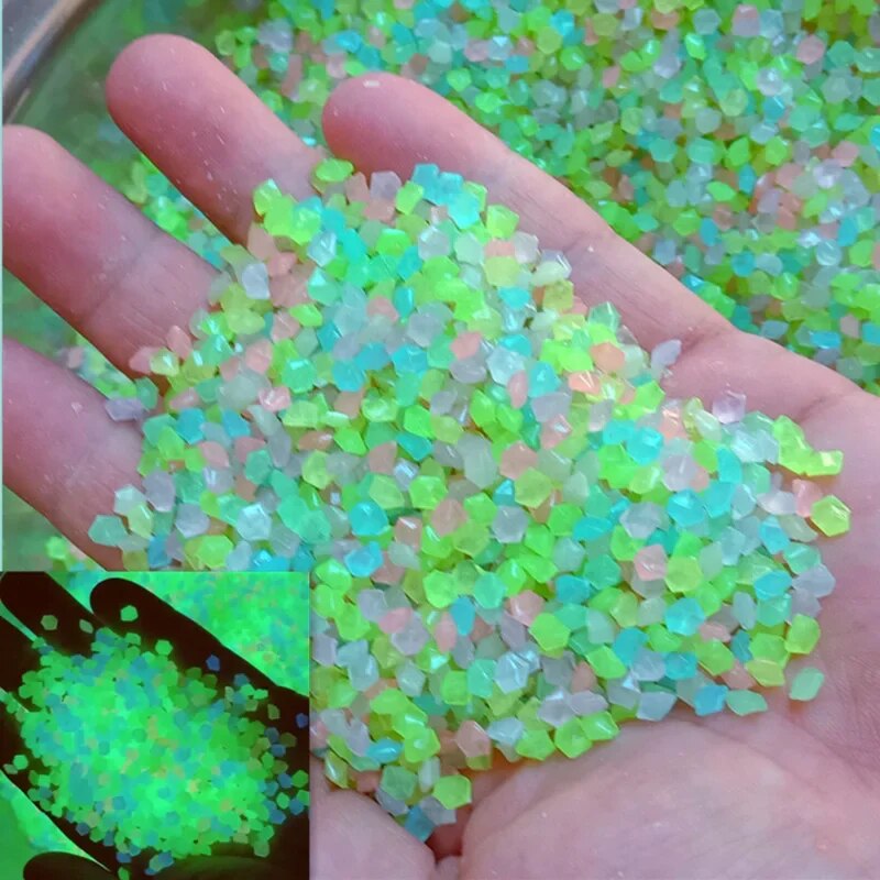 حصى رمال مضيئة في الظلام ، من  - مراجعة Fish Tank Gravel وسعره