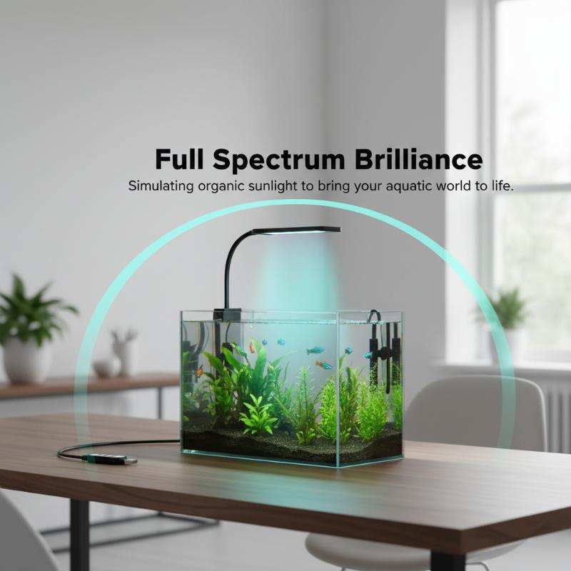 مصباح LED مرن للحوض السمكي بمن - مراجعة Aquarium Light وسعره