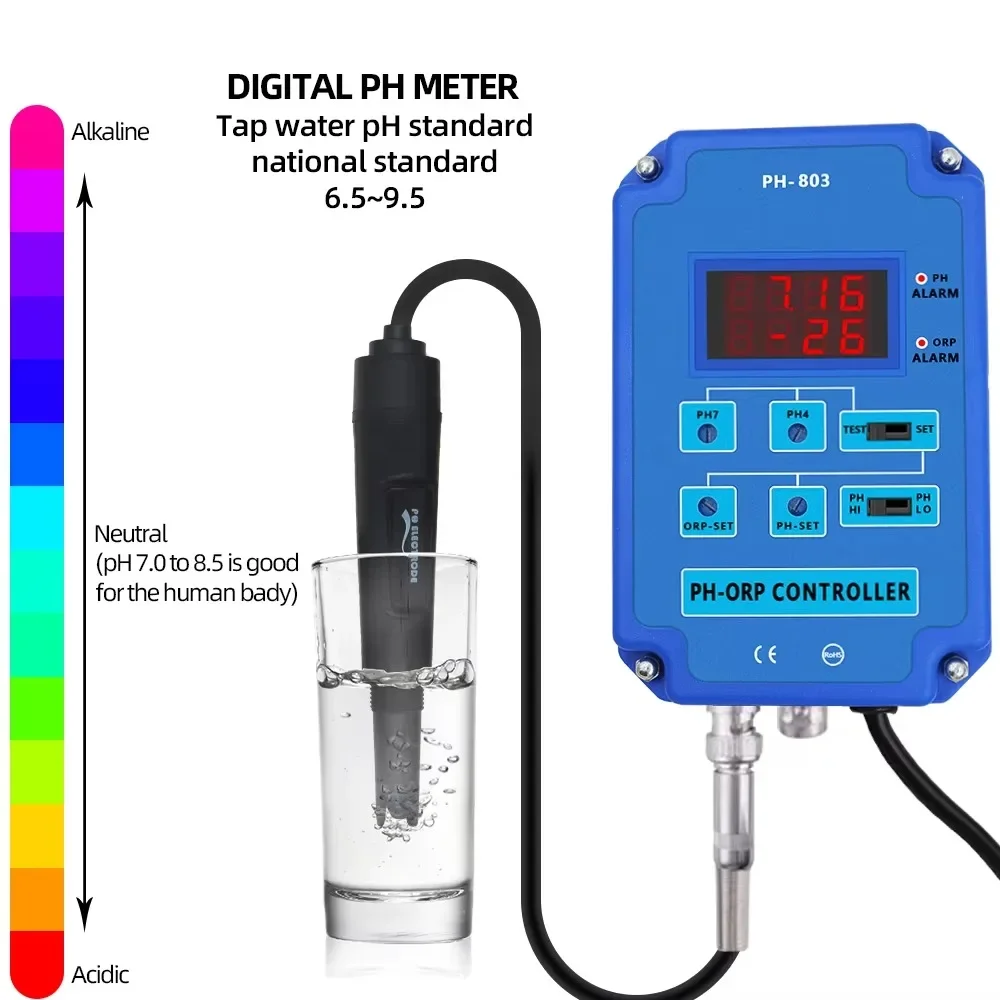 جهاز تحكم رقمي PH-803 2&1 PH O - مراجعة Aquarium Plants وسعره