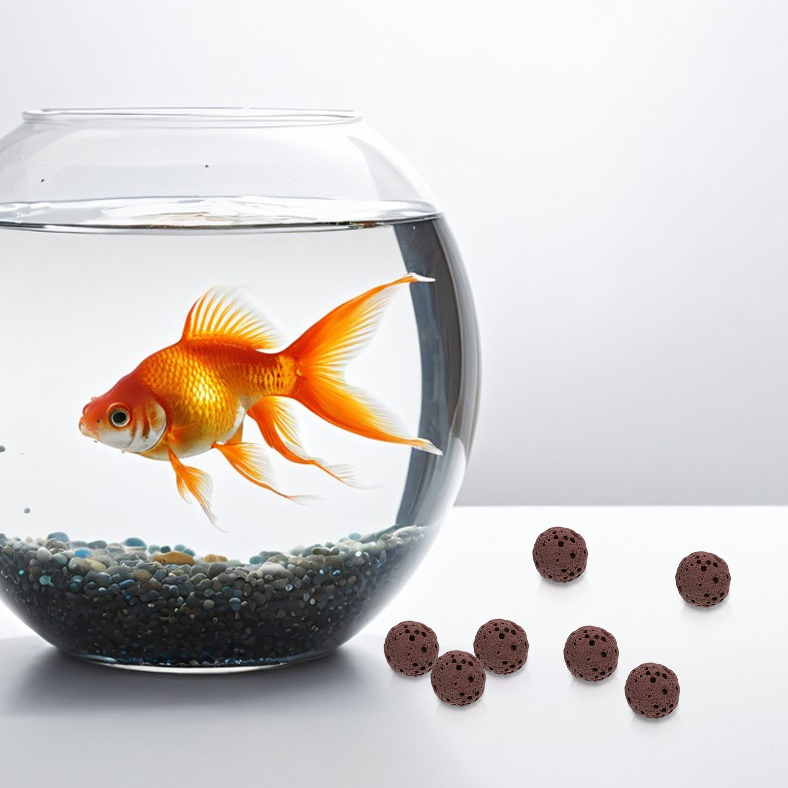 حصى حوض السمك المصنوع من الحجر - مراجعة Fish Tank Gravel وسعره